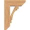 Ekena Millwork Merced Slat Smooth Bracket w/ Offset Brace, Western Red Cedar, 7 1/2"W x 20"D x 28"H BKT0806X20X28MRC06SWR - alternate 4